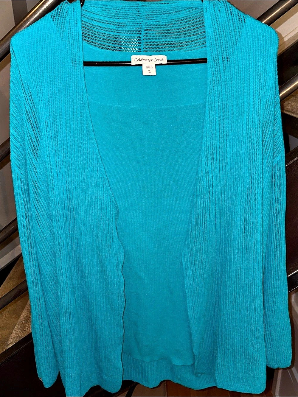Coldwater Creek 2-Piece Turquoise Cardigan Set |XL/16